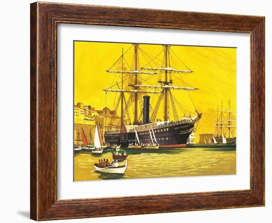 RMS Trent-English School-Framed Giclee Print