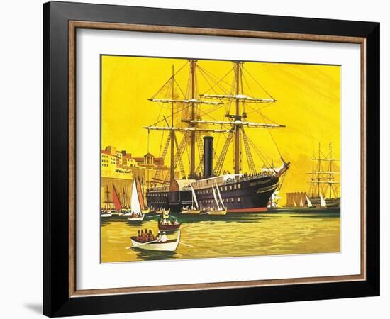 RMS Trent-English School-Framed Giclee Print