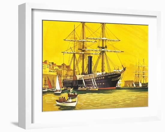 RMS Trent-English School-Framed Giclee Print