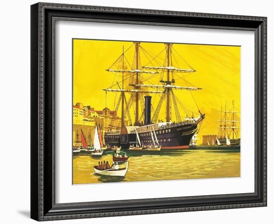 RMS Trent-English School-Framed Giclee Print