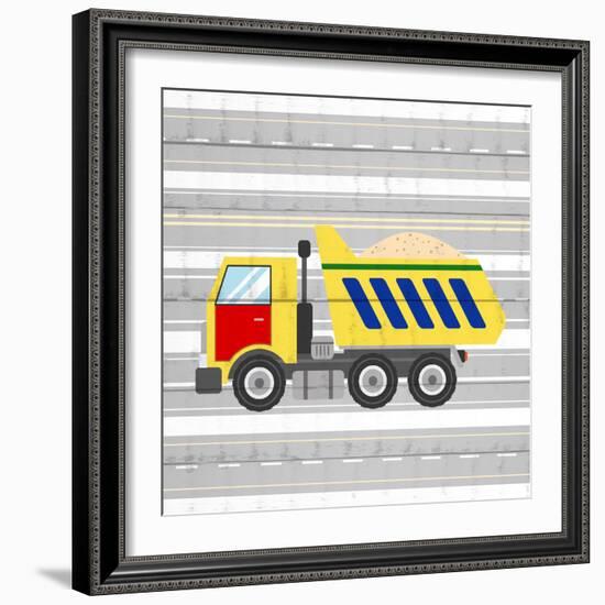 Road 3-Kimberly Allen-Framed Art Print