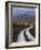 Road and Landscape in Vatsnes Peninsula, with Snow-Covered Mountains in October of Iceland-Patrick Dieudonne-Framed Photographic Print