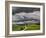 Road and Storm Clouds, Tuscany region, Itay-Adam Jones-Framed Photographic Print