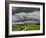 Road and Storm Clouds, Tuscany region, Itay-Adam Jones-Framed Photographic Print