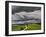 Road and Storm Clouds, Tuscany region, Itay-Adam Jones-Framed Photographic Print