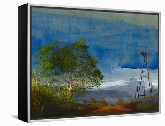 Road and Windmill-Sisa Jasper-Framed Premier Image Canvas