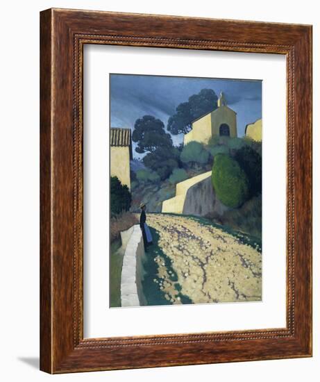 Road at St Paul (Var)-Félix Vallotton-Framed Giclee Print