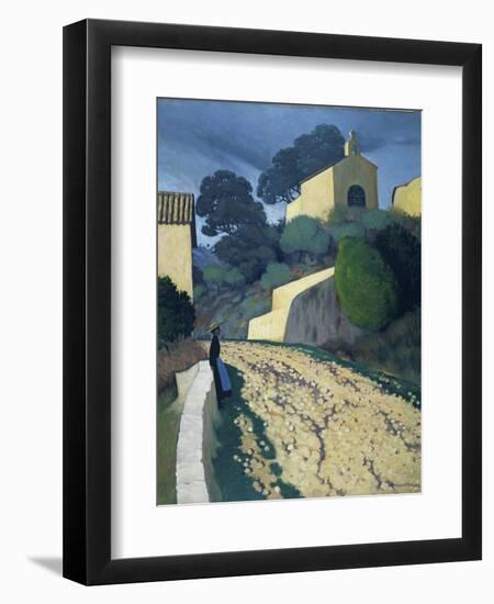 Road at St Paul (Var)-Félix Vallotton-Framed Giclee Print