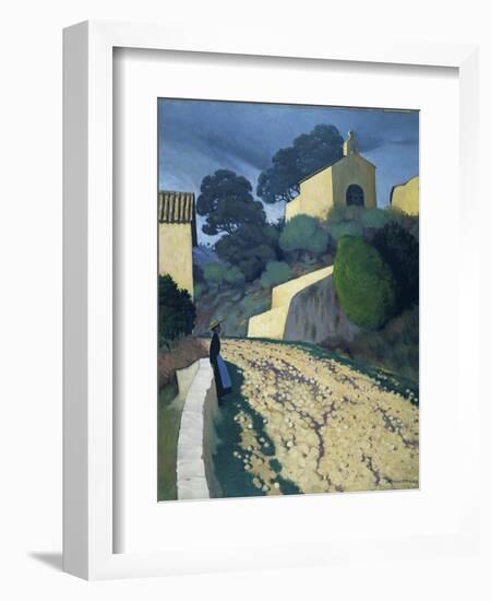 Road at St Paul (Var)-Félix Vallotton-Framed Giclee Print