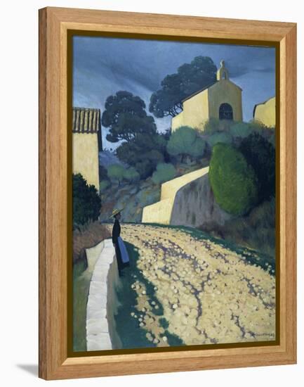 Road at St Paul (Var)-Félix Vallotton-Framed Premier Image Canvas