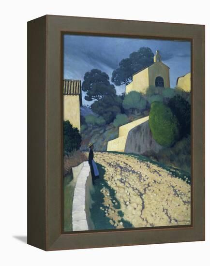 Road at St Paul (Var)-Félix Vallotton-Framed Premier Image Canvas