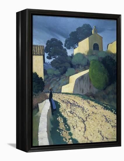 Road at St Paul (Var)-Félix Vallotton-Framed Premier Image Canvas