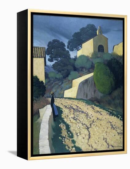 Road at St Paul (Var)-Félix Vallotton-Framed Premier Image Canvas