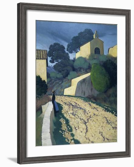 Road at St Paul (Var)-Félix Vallotton-Framed Giclee Print