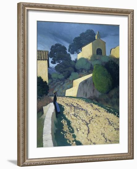 Road at St Paul (Var)-Félix Vallotton-Framed Giclee Print