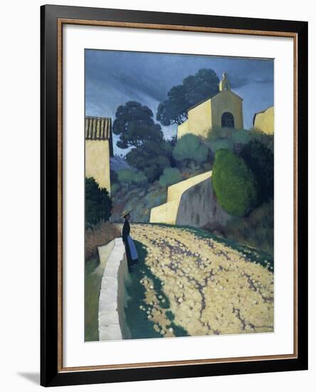 Road at St Paul (Var)-Félix Vallotton-Framed Giclee Print