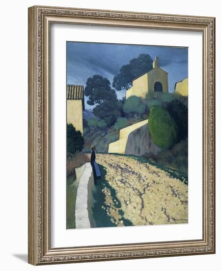 Road at St Paul (Var)-Félix Vallotton-Framed Giclee Print