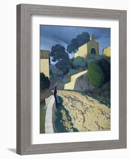 Road at St Paul (Var)-Félix Vallotton-Framed Giclee Print