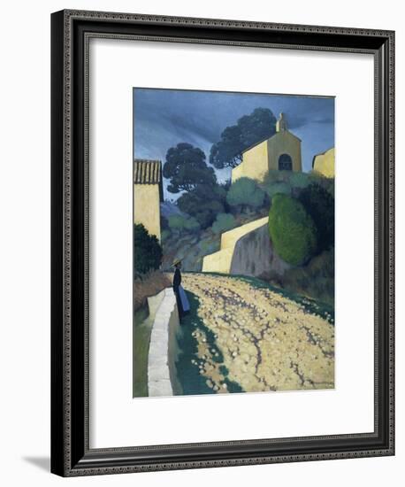 Road at St Paul (Var)-Félix Vallotton-Framed Giclee Print