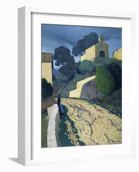 Road at St Paul (Var)-Félix Vallotton-Framed Giclee Print