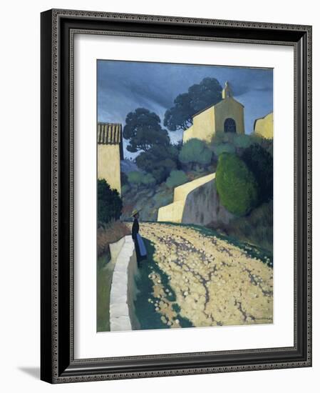 Road at St Paul (Var)-Félix Vallotton-Framed Giclee Print