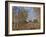 Road at the Forest Fringe (Forest of Fontainebleau Near Moret-Su-Loing), 1883-Alfred Sisley-Framed Giclee Print