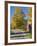 Road Beside Classic Farm in Autumn, New Hampshire, USA-Adam Jones-Framed Photographic Print