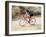 Road Biker in Vail, Colorado, USA-Lee Kopfler-Framed Photographic Print