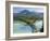 Road Bridge over Lake, Sylvenstein Lake and Bridge Bavarian Alps Bavaria Germany-Peter Adams-Framed Photographic Print