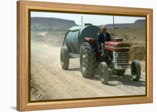 Road-building in Tunisia. Artist: Unknown-Unknown-Framed Premier Image Canvas