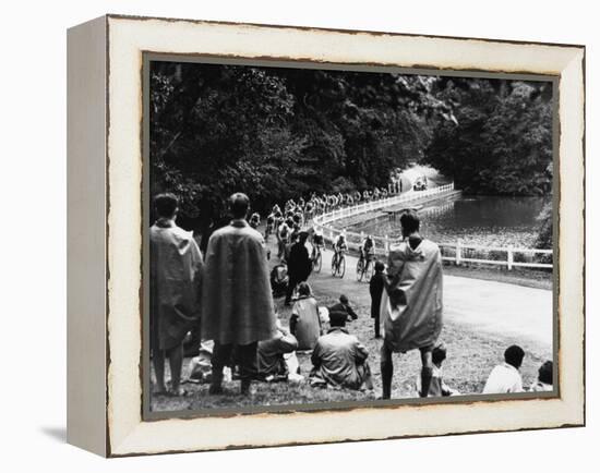 Road Cycling in the 1948 London Olympics-null-Framed Premier Image Canvas