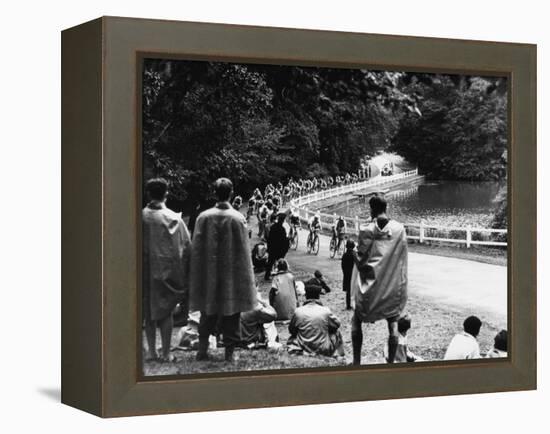 Road Cycling in the 1948 London Olympics-null-Framed Premier Image Canvas