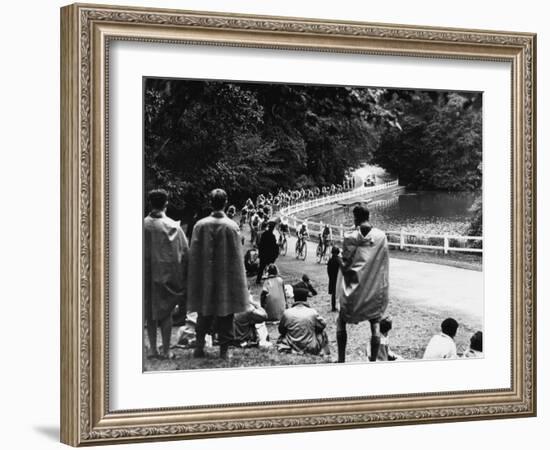 Road Cycling in the 1948 London Olympics-null-Framed Photographic Print