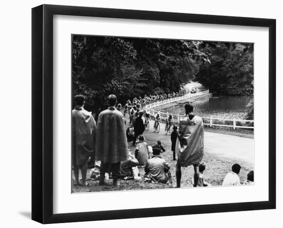 Road Cycling in the 1948 London Olympics-null-Framed Photographic Print