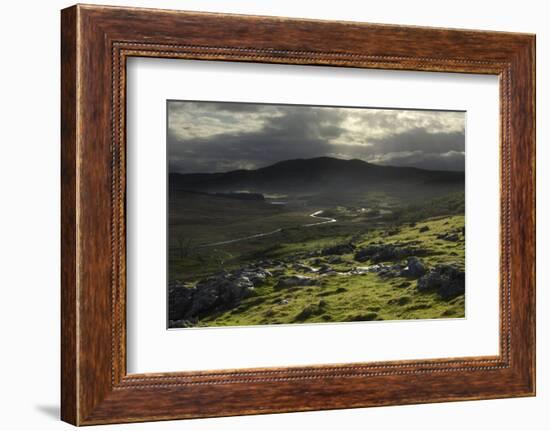 Road from Broadford to Elgol, Isle of Skye, Inner Hebrides, Scotland, United Kingdom, Europe-Gary Cook-Framed Photographic Print