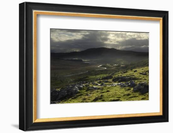 Road from Broadford to Elgol, Isle of Skye, Inner Hebrides, Scotland, United Kingdom, Europe-Gary Cook-Framed Photographic Print