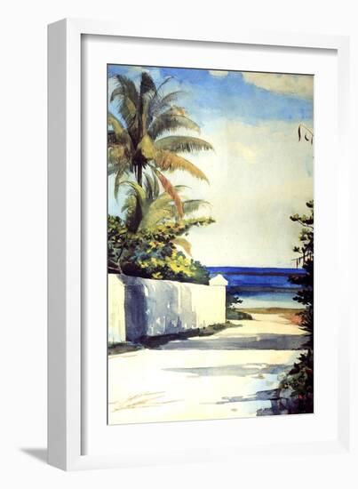 Road in Nassau, 1898-99-Winslow Homer-Framed Premium Giclee Print