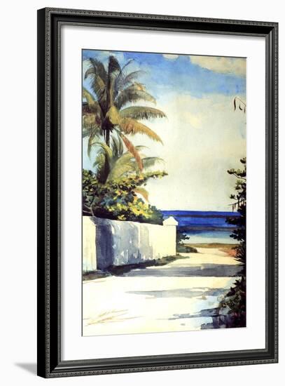 Road in Nassau, 1898-99-Winslow Homer-Framed Giclee Print