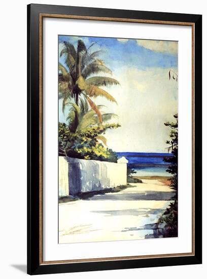 Road in Nassau, 1898-99-Winslow Homer-Framed Giclee Print