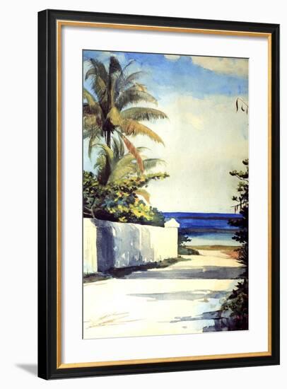 Road in Nassau, 1898-99-Winslow Homer-Framed Giclee Print