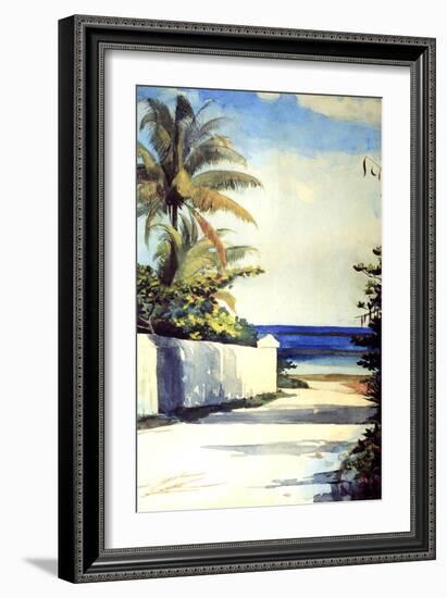 Road in Nassau, 1898-99-Winslow Homer-Framed Giclee Print