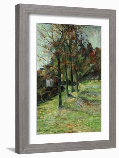 Road in Rouen, II, 1885-Paul Gauguin-Framed Giclee Print