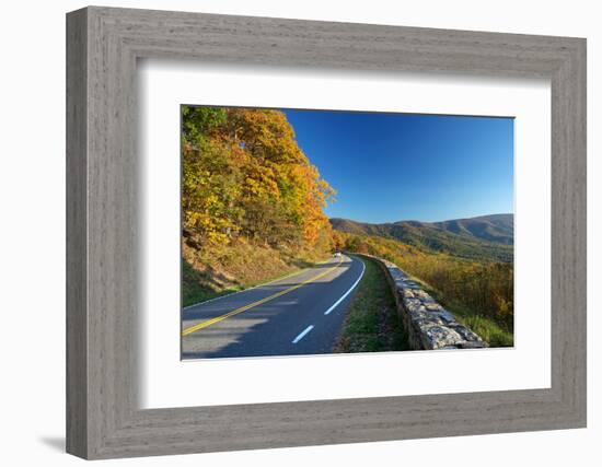 Road in Shenandoah National Park-sborisov-Framed Photographic Print
