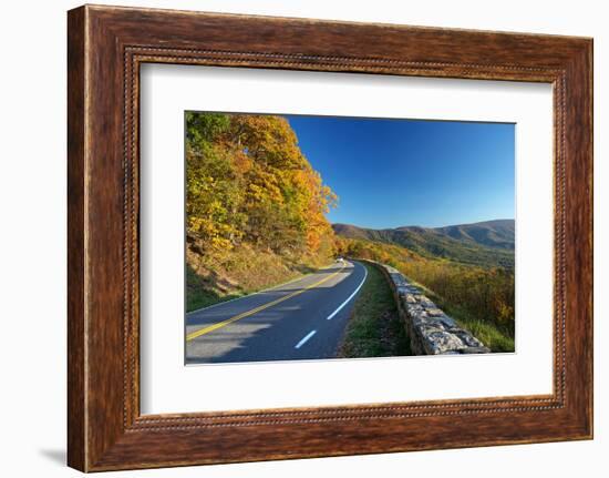 Road in Shenandoah National Park-sborisov-Framed Photographic Print