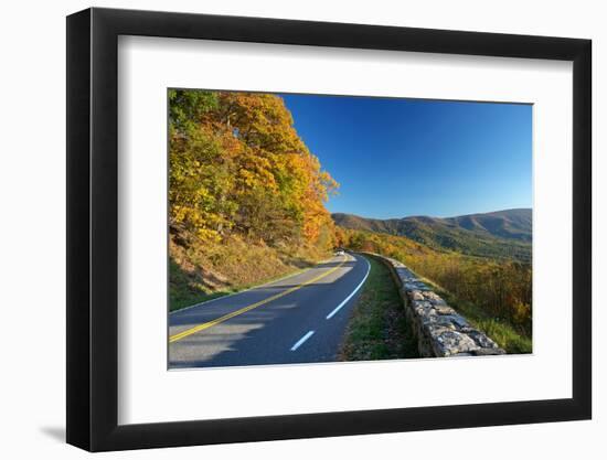 Road in Shenandoah National Park-sborisov-Framed Photographic Print