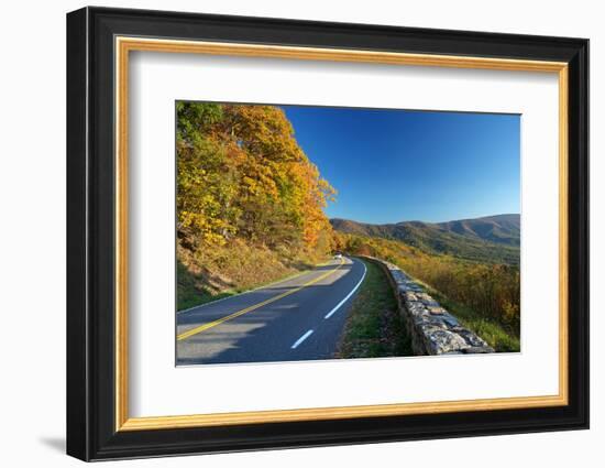 Road in Shenandoah National Park-sborisov-Framed Photographic Print