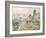 Road in Vetheuil in Winter-Claude Monet-Framed Giclee Print