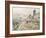 Road in Vetheuil in Winter-Claude Monet-Framed Giclee Print