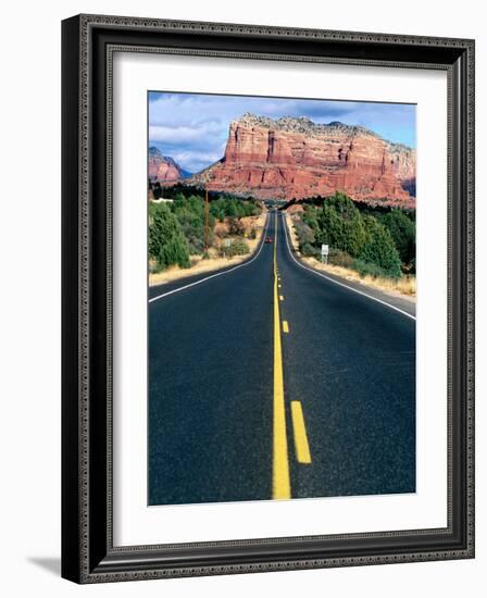 Road Into Sedona, Sedona, U.S.A.-Ann Cecil-Framed Photographic Print