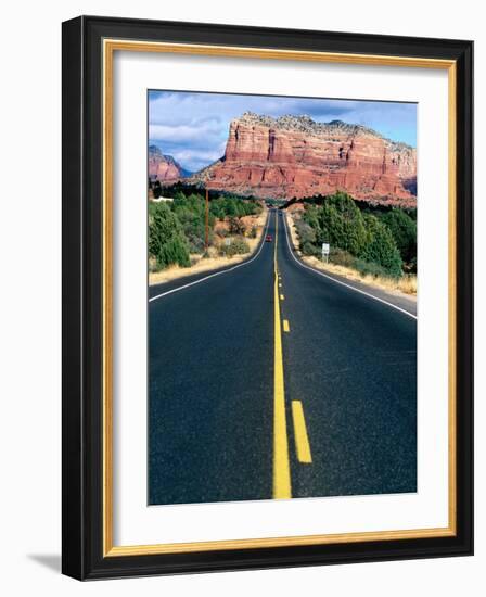 Road Into Sedona, Sedona, U.S.A.-Ann Cecil-Framed Photographic Print